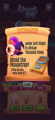 Wizards Bag iPhone screenshot