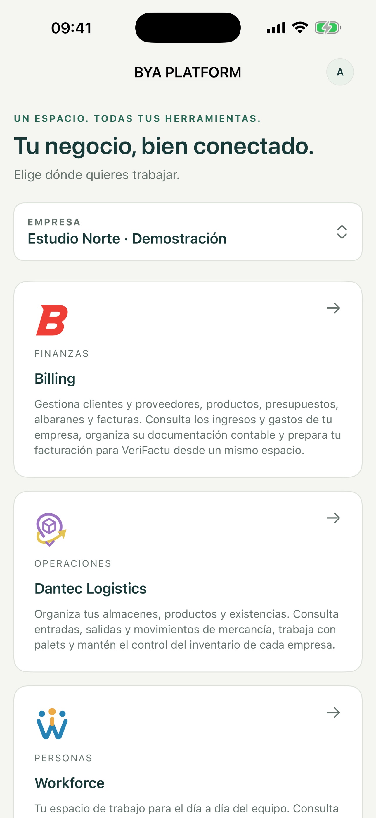 Screenshot 2 of BYA Platform