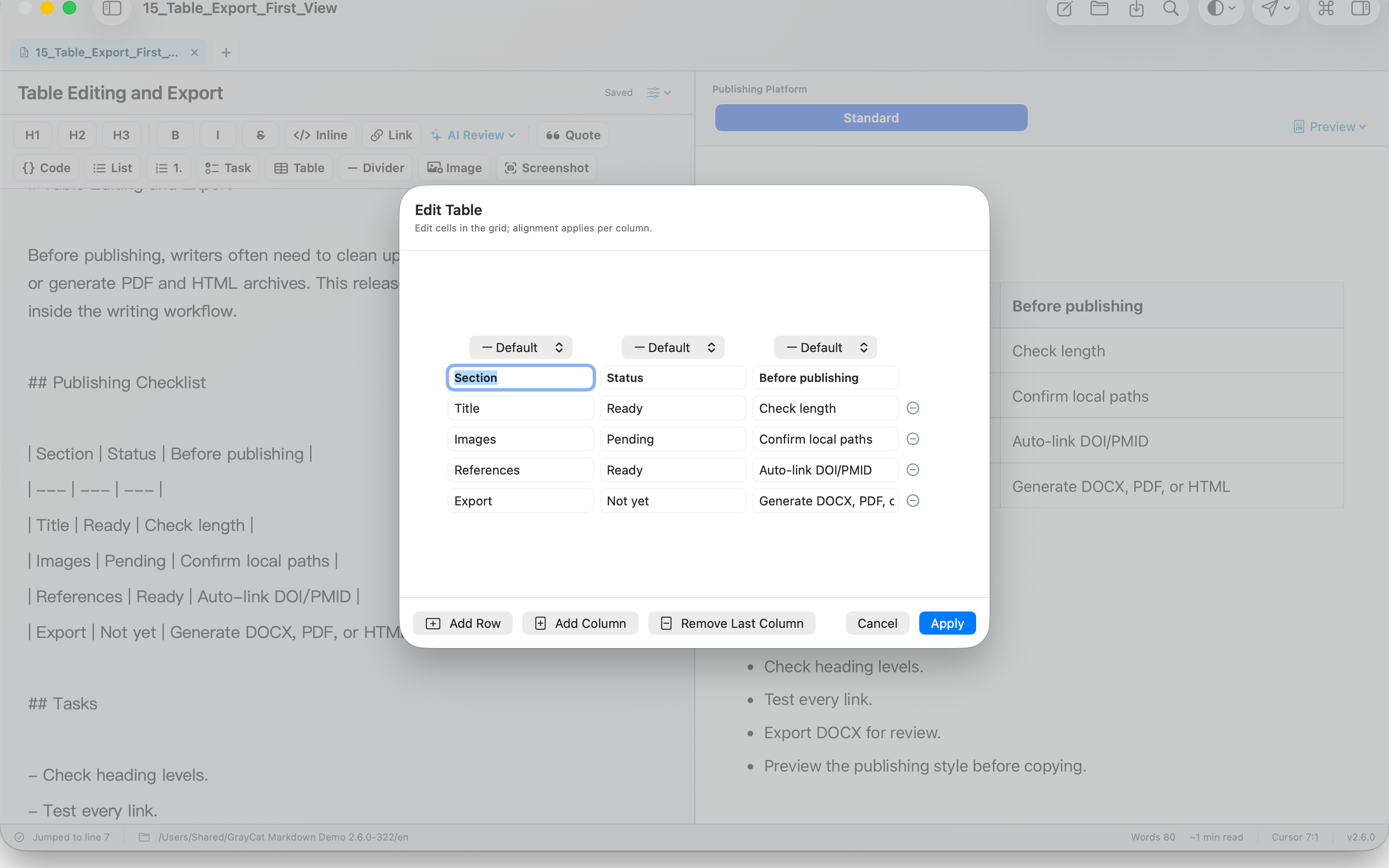 GrayCat Markdown screenshot 11