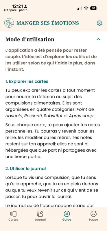 Manger ses émotions screenshot 7 of 10