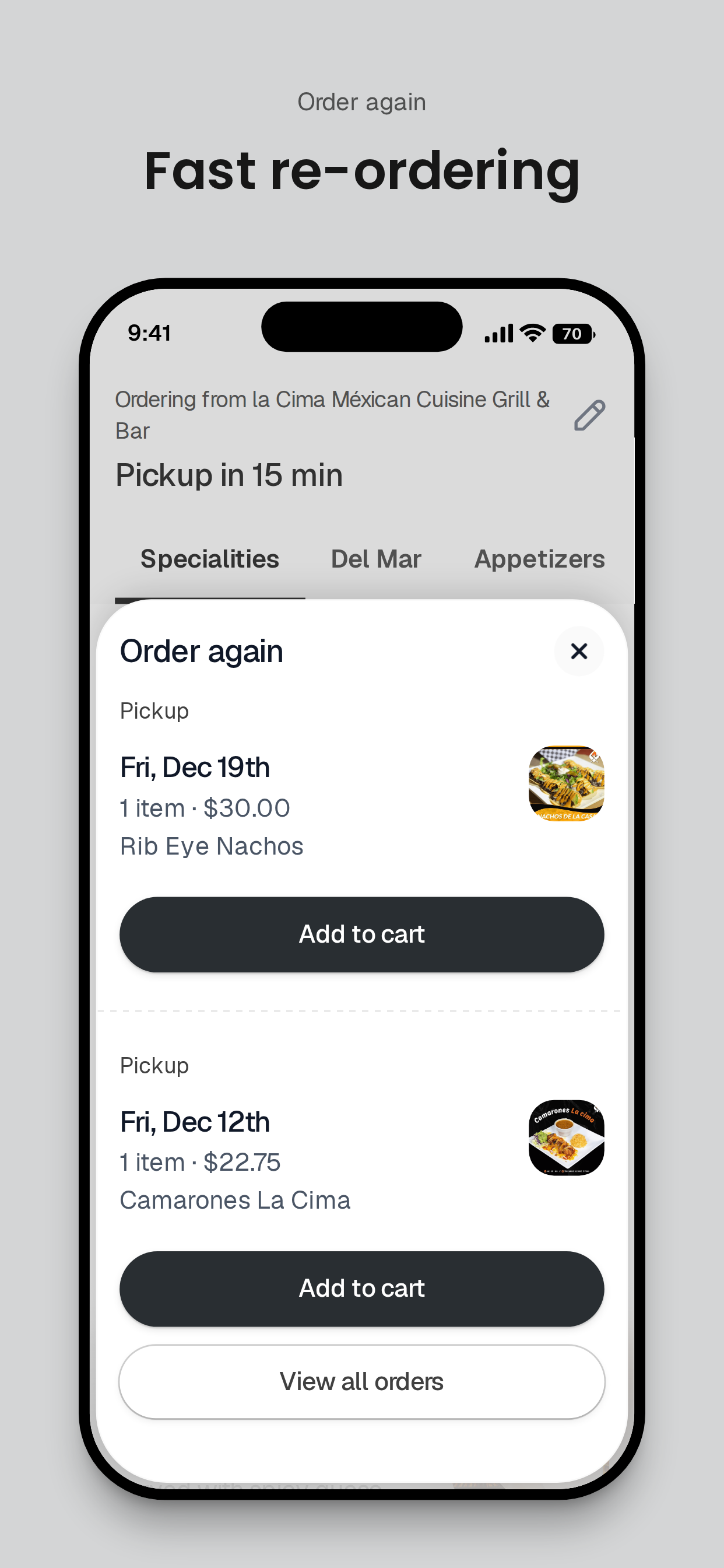 la Cima Méxican Cuisine Grill screenshot 4