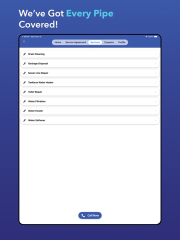 Mr. Potty Plumbing iPad screenshot