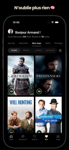 Scènes - Films Séries Livres screenshot