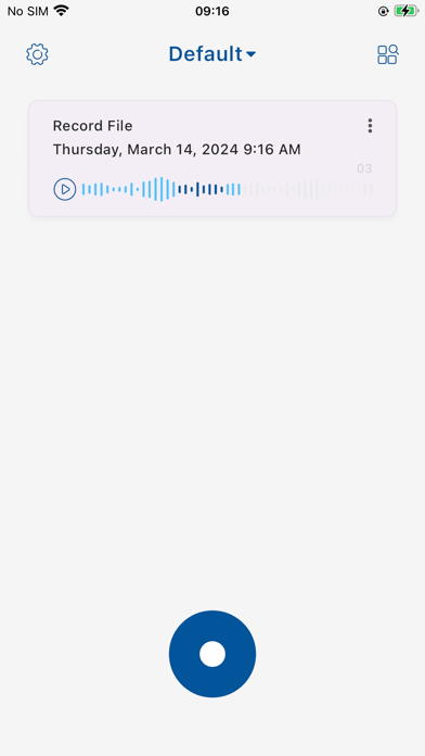Screenshot #2 pour StarVoice - Audio Recorder