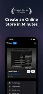 Tintage: Store Builder screenshot #1 for iPhone