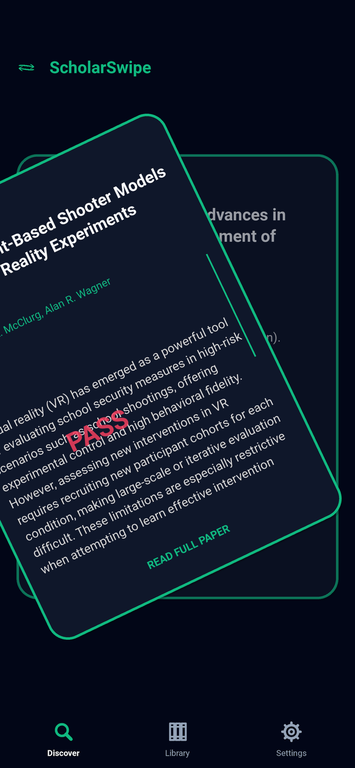 ScholarSwipe: Articles Fast screenshot 3