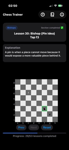 Chess Trainer: Pawn to King screenshot