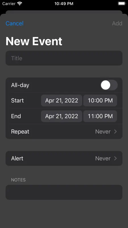 PostalCal screenshot 4 of 8