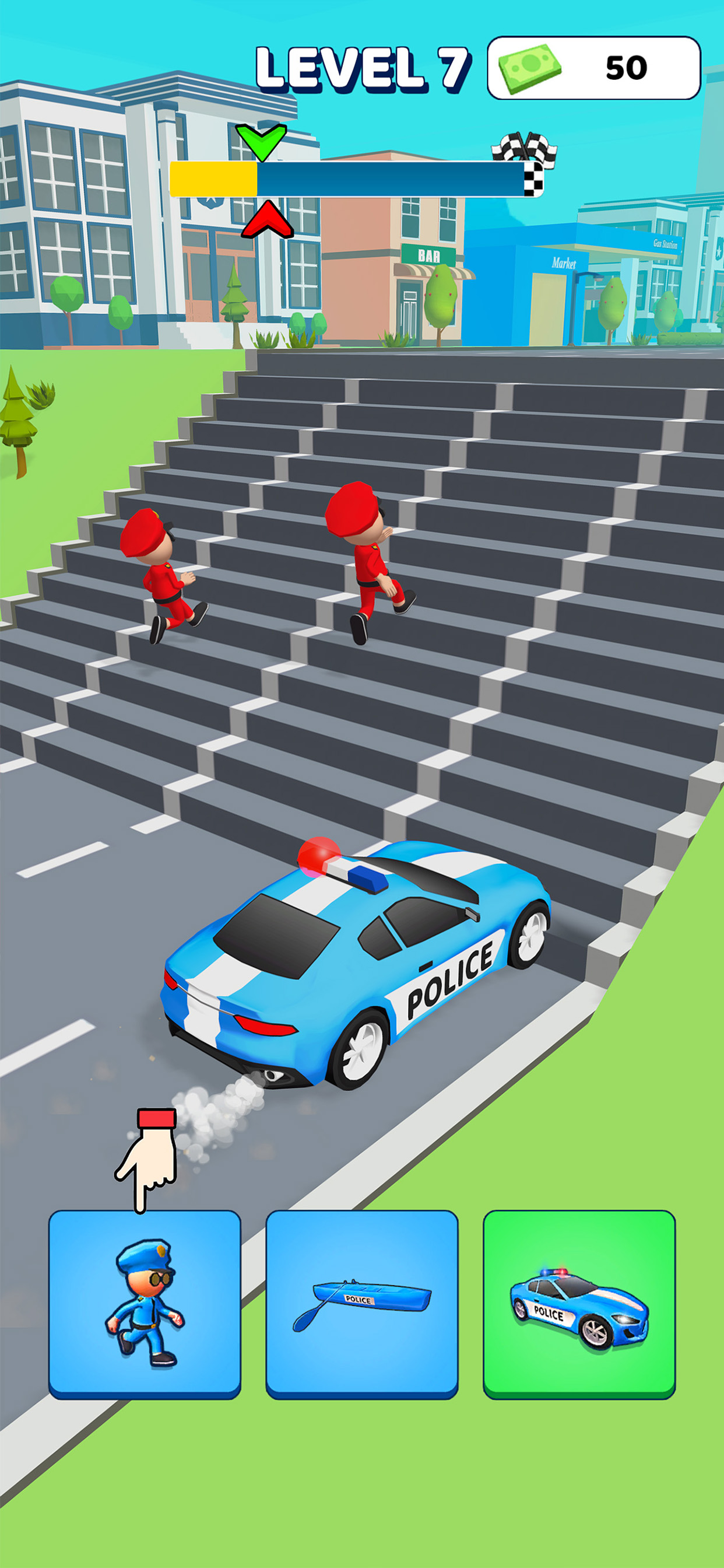 Transform: Police Car Race