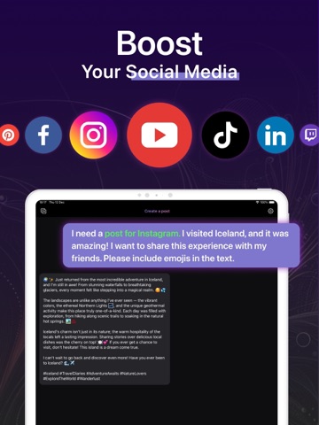 AI ChatBot & Characters: chaiN iPad screenshot