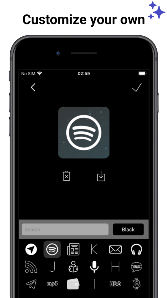 #3. App Icons & Transparent Theme (iOS) 由: Plane Cubes
