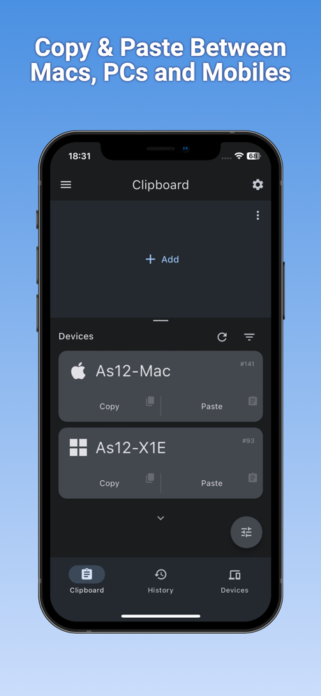 Clipboard Remote - LAN Paste screenshot 1