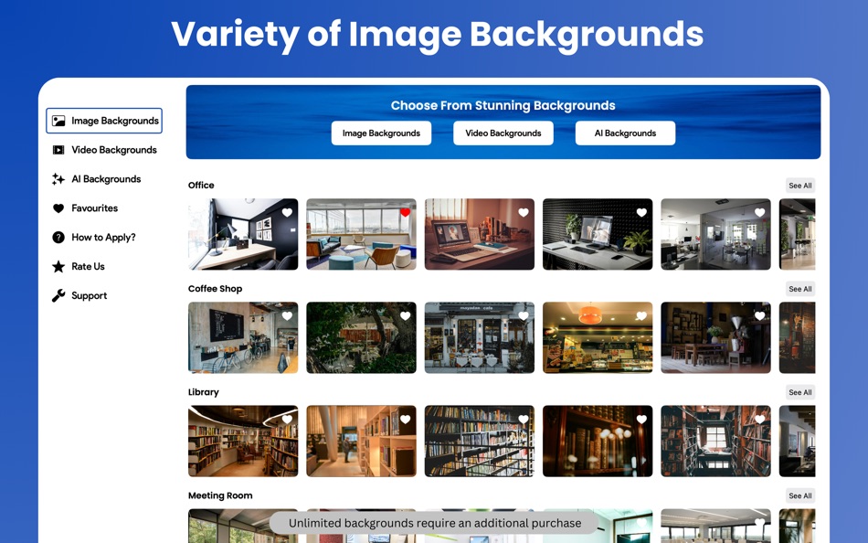 #2. Backgrounds for Team Meetings (macOS) 由: Mahwish Hasnat