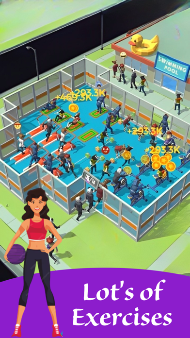 Idle Gym Tycoon- Fitness Club Screenshot