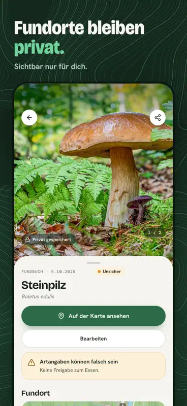 PilzFinder: Pilze per Foto-KI screenshot 5 of 9