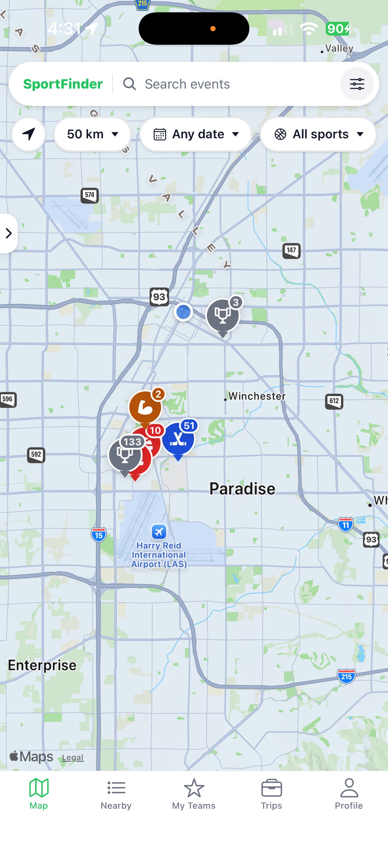 Screenshot 6 of SportFinder – Games Near You