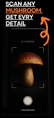Mushroom identifier by snap iPhone screenshot