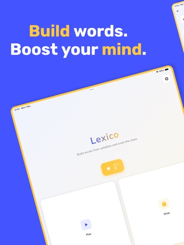 Lexico: Word Puzzle Quest iPad screenshot