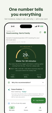 Lawn Logic Predictive Watering screenshot