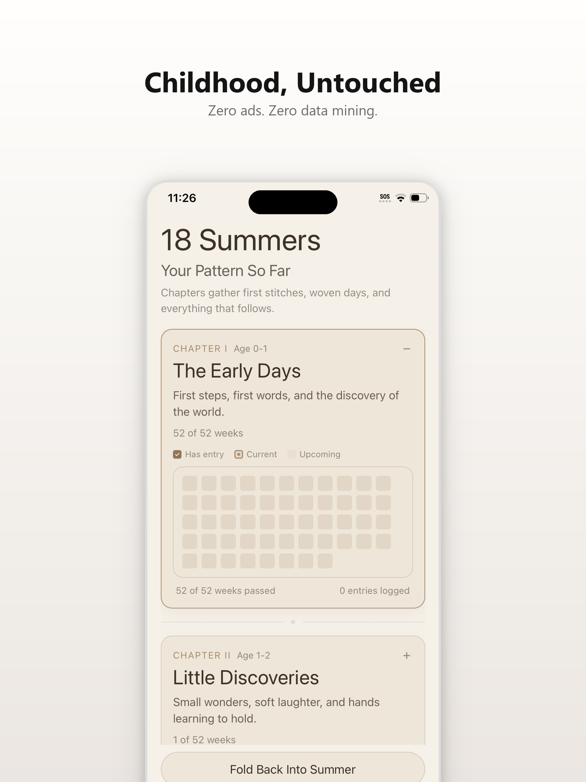 18 Summers - Family Journal