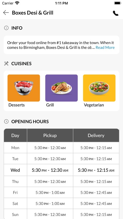 Boxes Desi & Grill screenshot-4