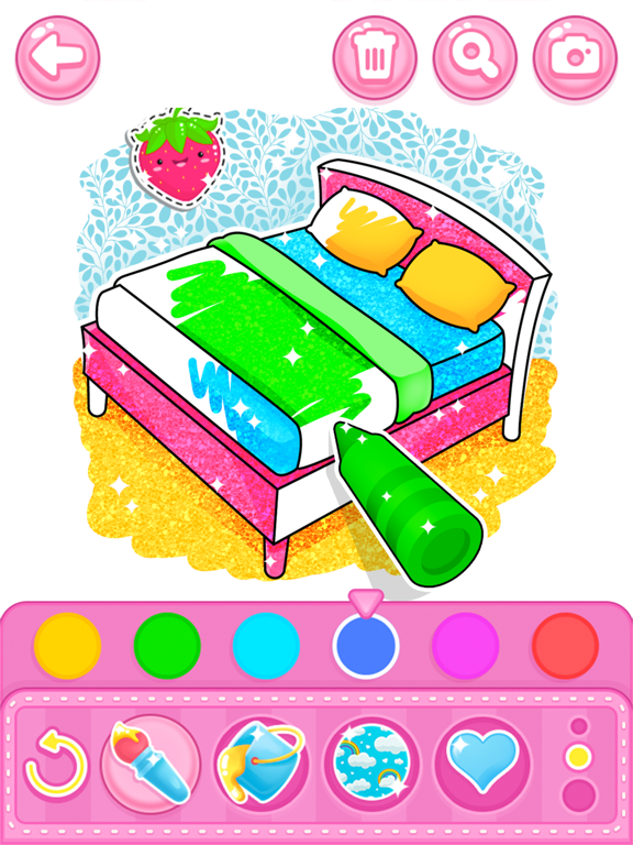 Screenshot #5 pour Bedroom Coloring game