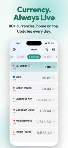 Metrix: Unit Converter Screenshot 3 of 10