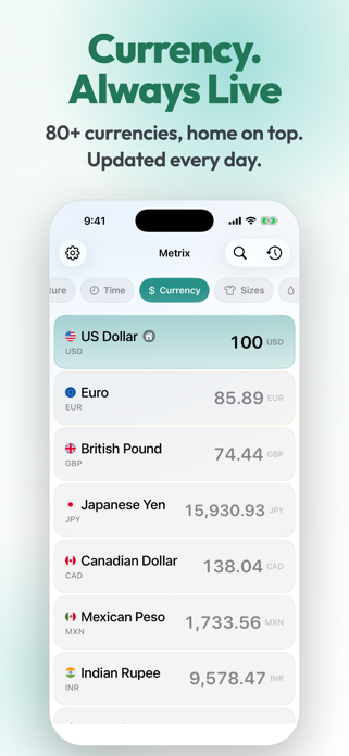 Metrix: Unit Converter Screenshot 3 of 10
