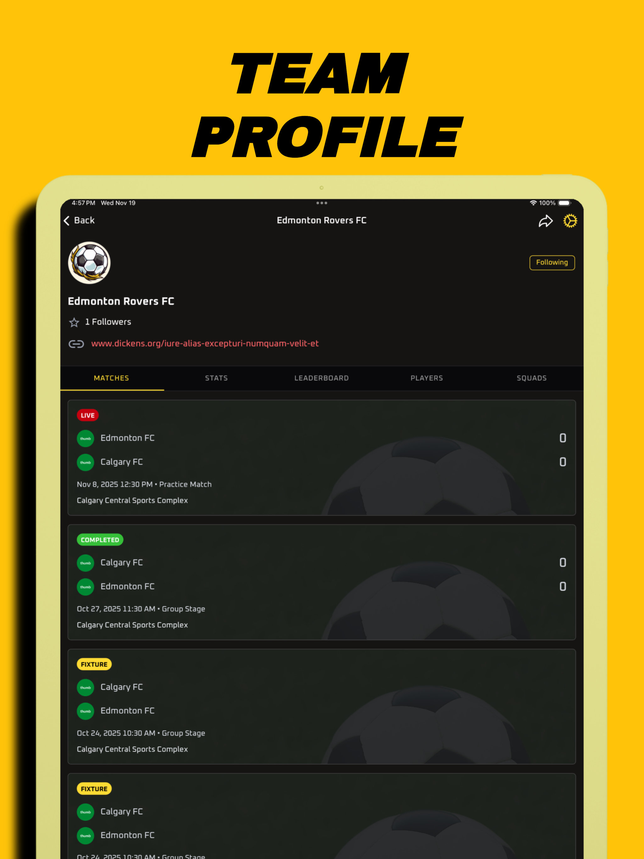ScoreMyGoal - Football Scoring