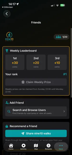 Nine10WalkRewards screenshot 3
