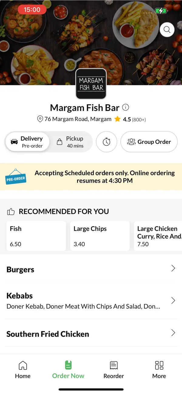 Screenshot #2 pour Margam Fish Bar