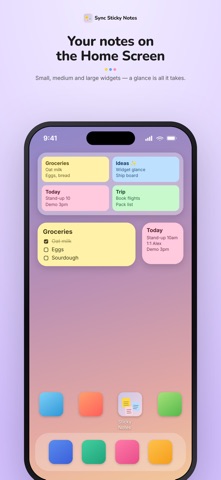 Sync Sticky Notes screenshot