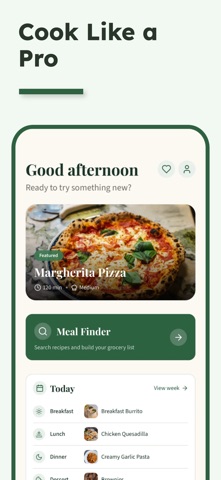Cooked - Meal Planner screenshot