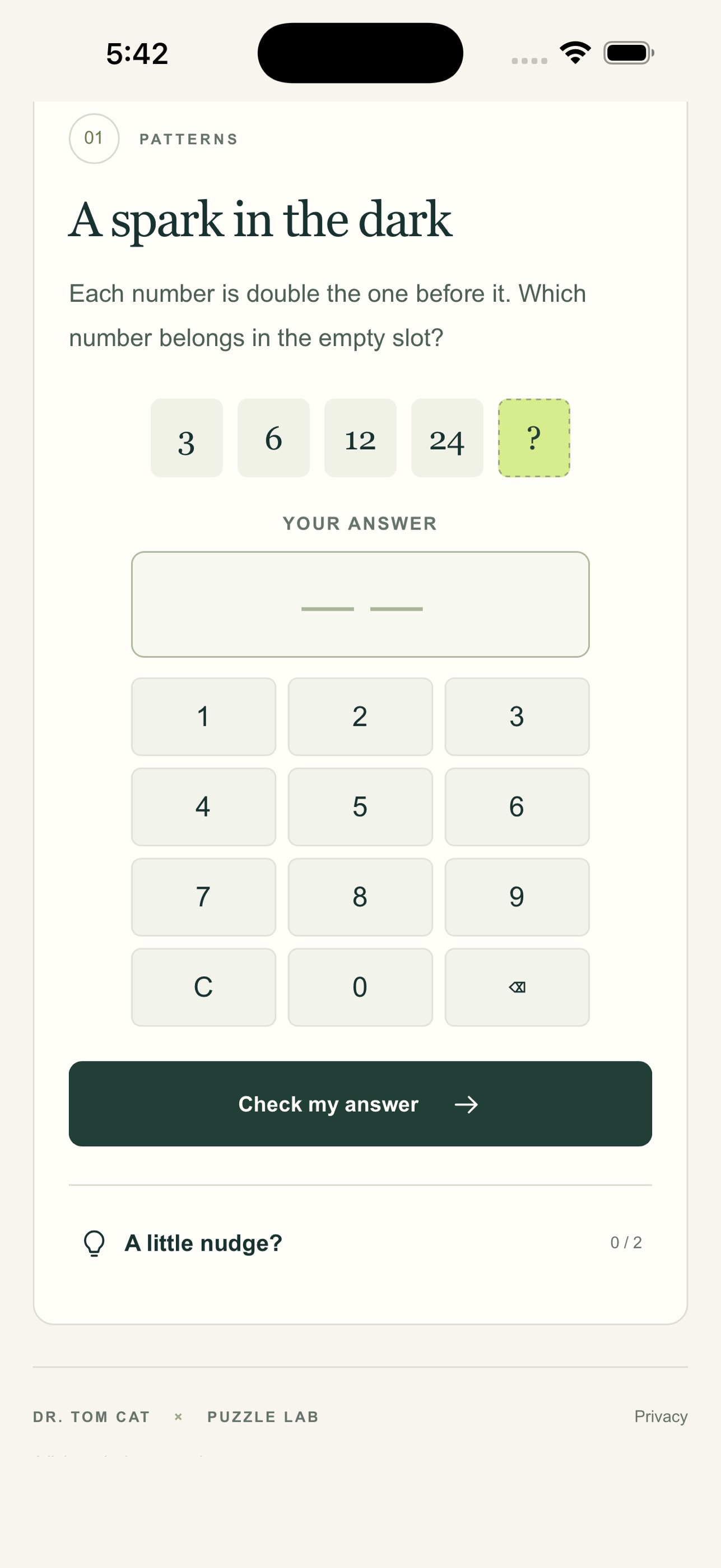 Screenshot 2 of Dr. Tom Cat: Puzzle Lab