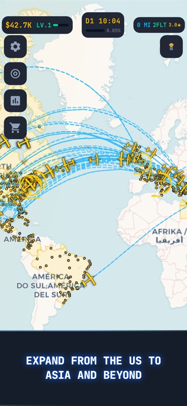 Idle Flight Manager screenshot 2