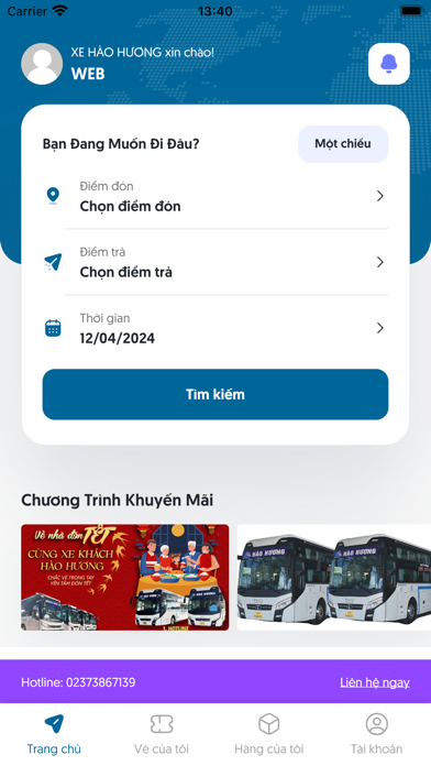 XE HÀO HƯƠNG Screenshot