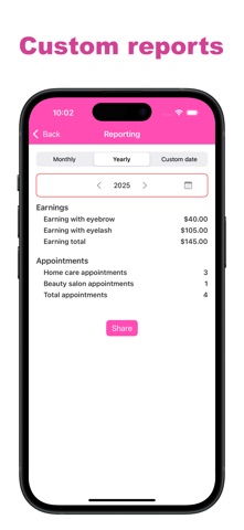 Eyelash Tech Appointment App Screenshot 3 of 4