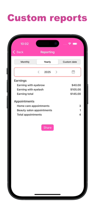 Eyelash Tech Appointment App Screenshot 3 of 4