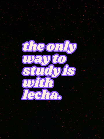 AI Study Companion: Lecha iPad screenshot