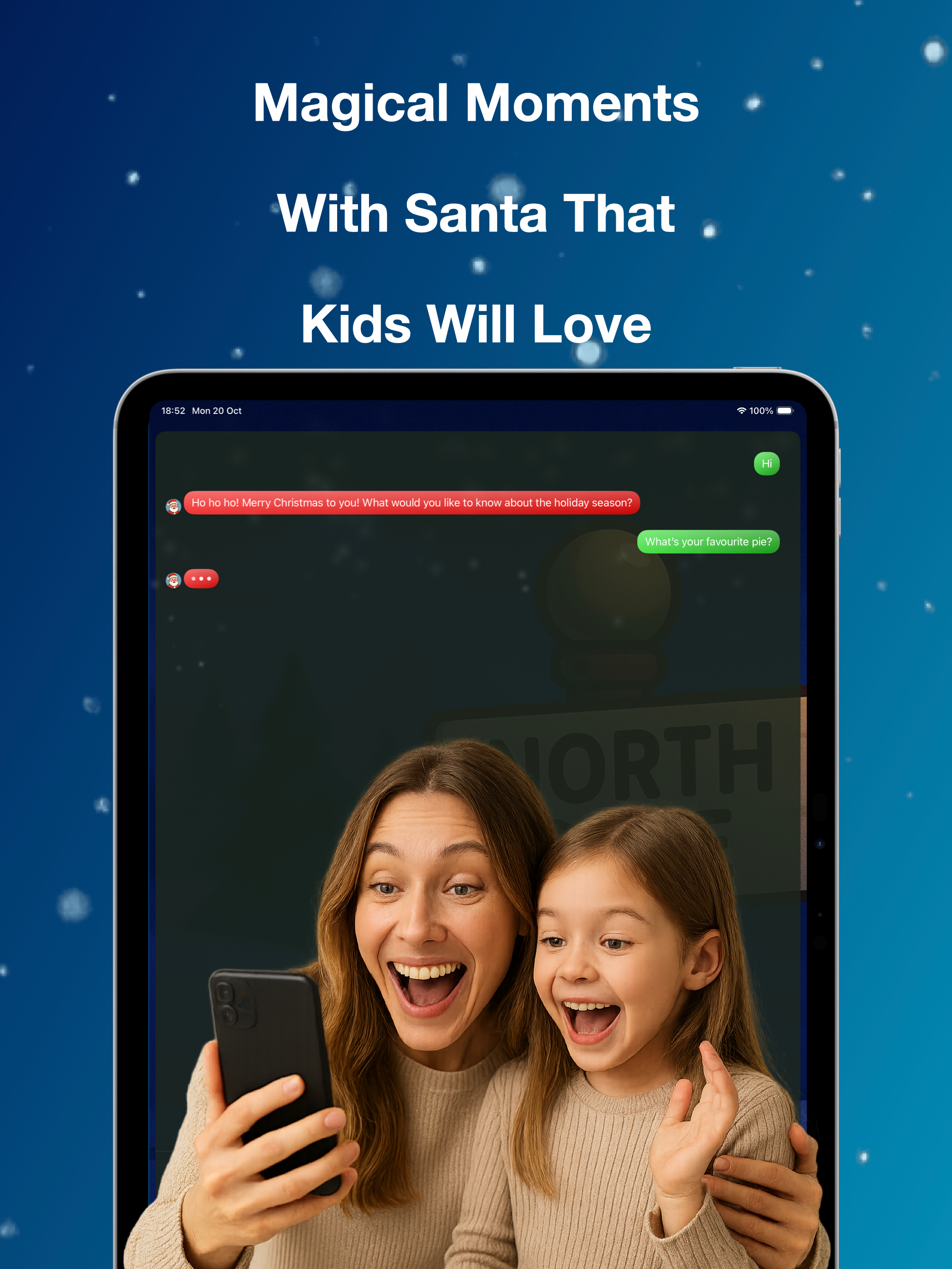 Chat with Santa: AI Magic