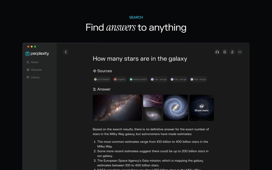 #3. Perplexity: Ask Anything (macOS) Podle: Perplexity AI, Inc.