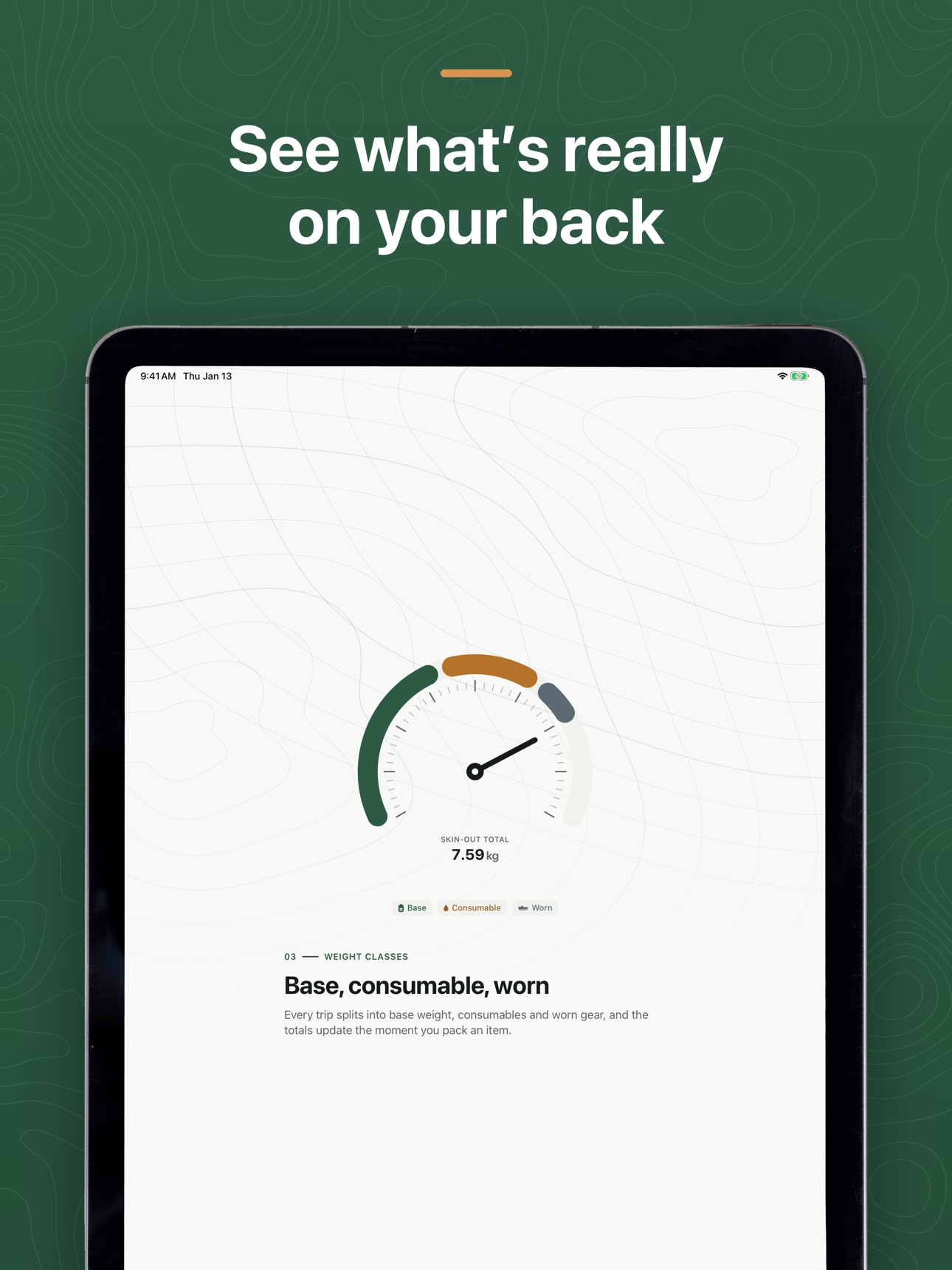 Screenshot 8 of Pack: Ultralight Gear List
