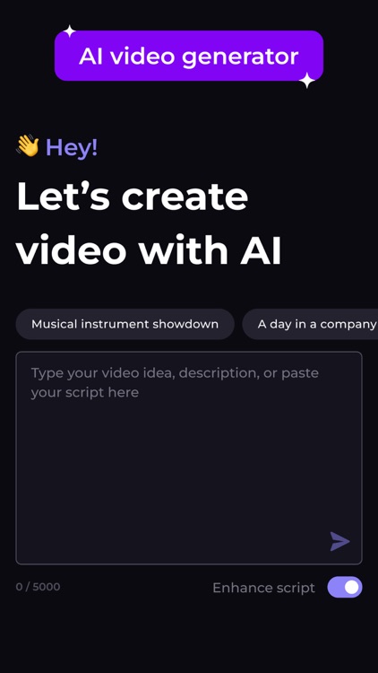 AI Video Maker - Renderforest screenshot-0