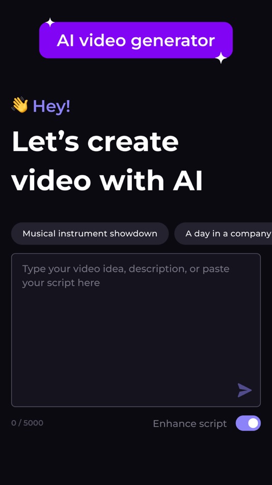 #1. AI Video Maker - Renderforest (iOS) By: Renderforest