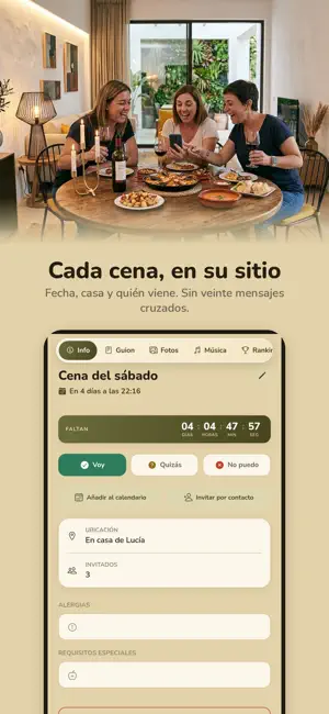 Convite screenshot 1
