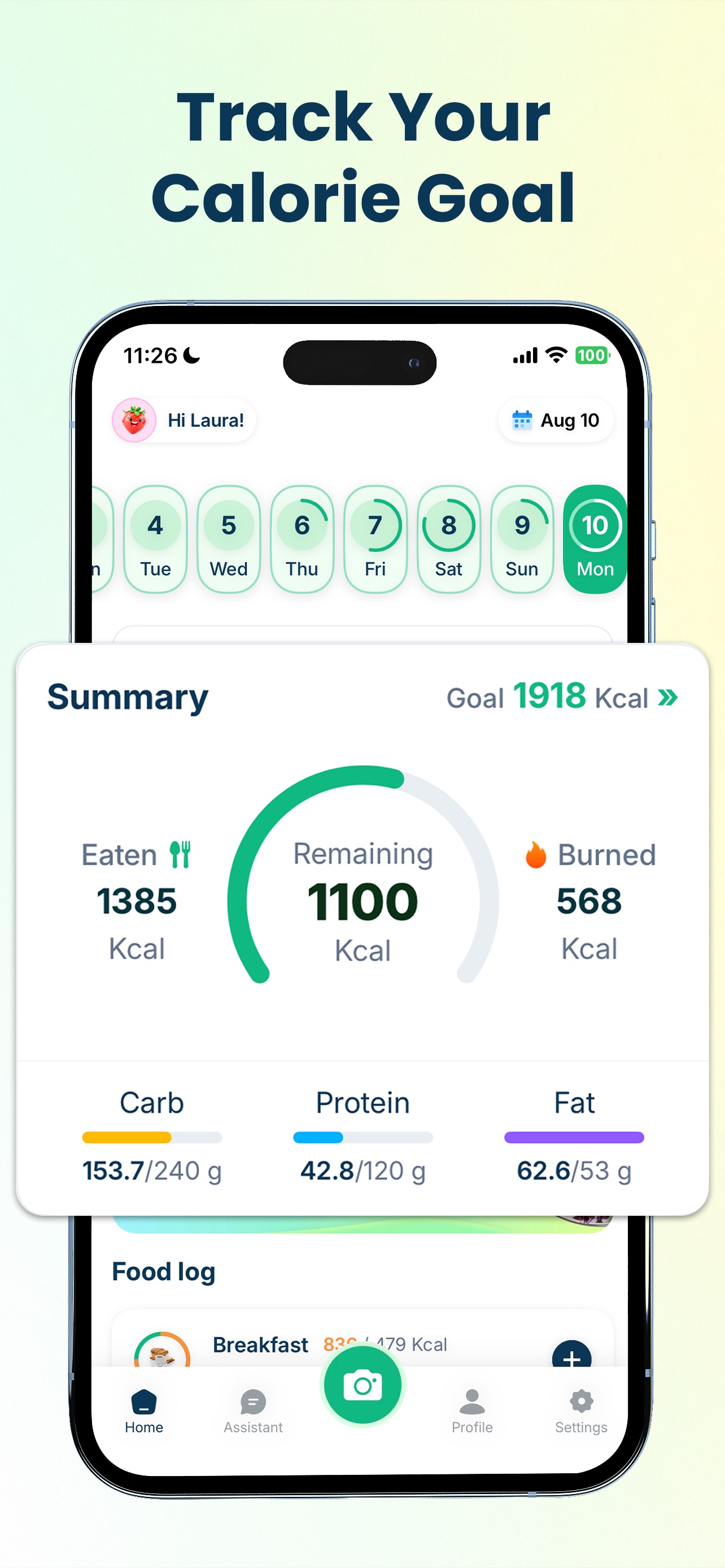 Screenshot 2 of NutraX: AI Calorie Tracker