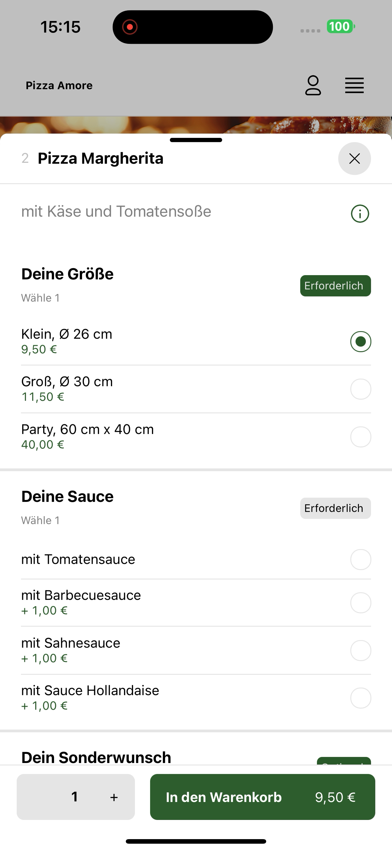 Pizza Amore DE screenshot 8