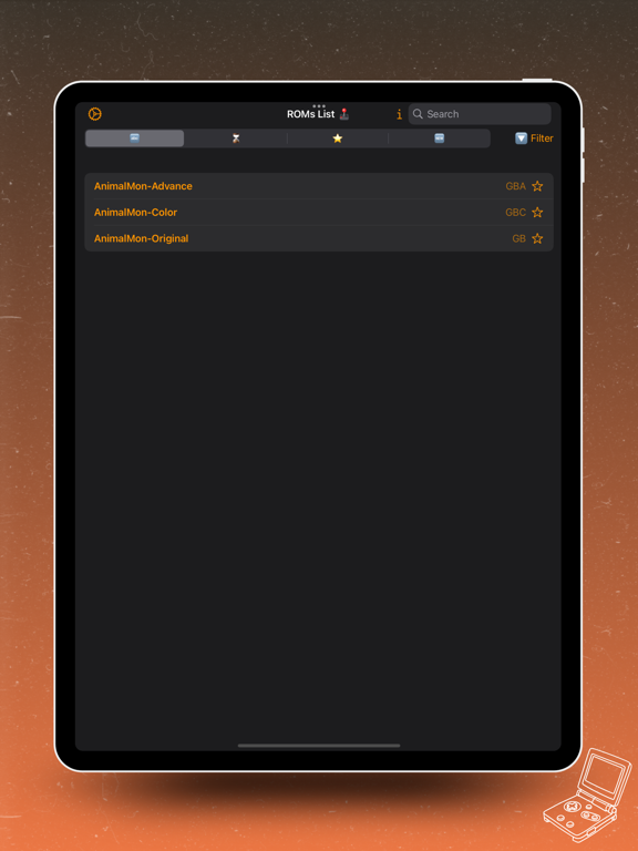 iGBA: GBA & GBC Retro Emulator iPad screenshot 6 - Entertainment app