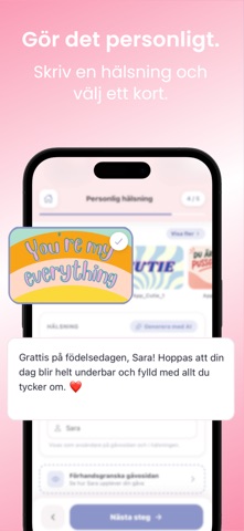 Swippy - Skicka gåvor iPhone screenshot 5