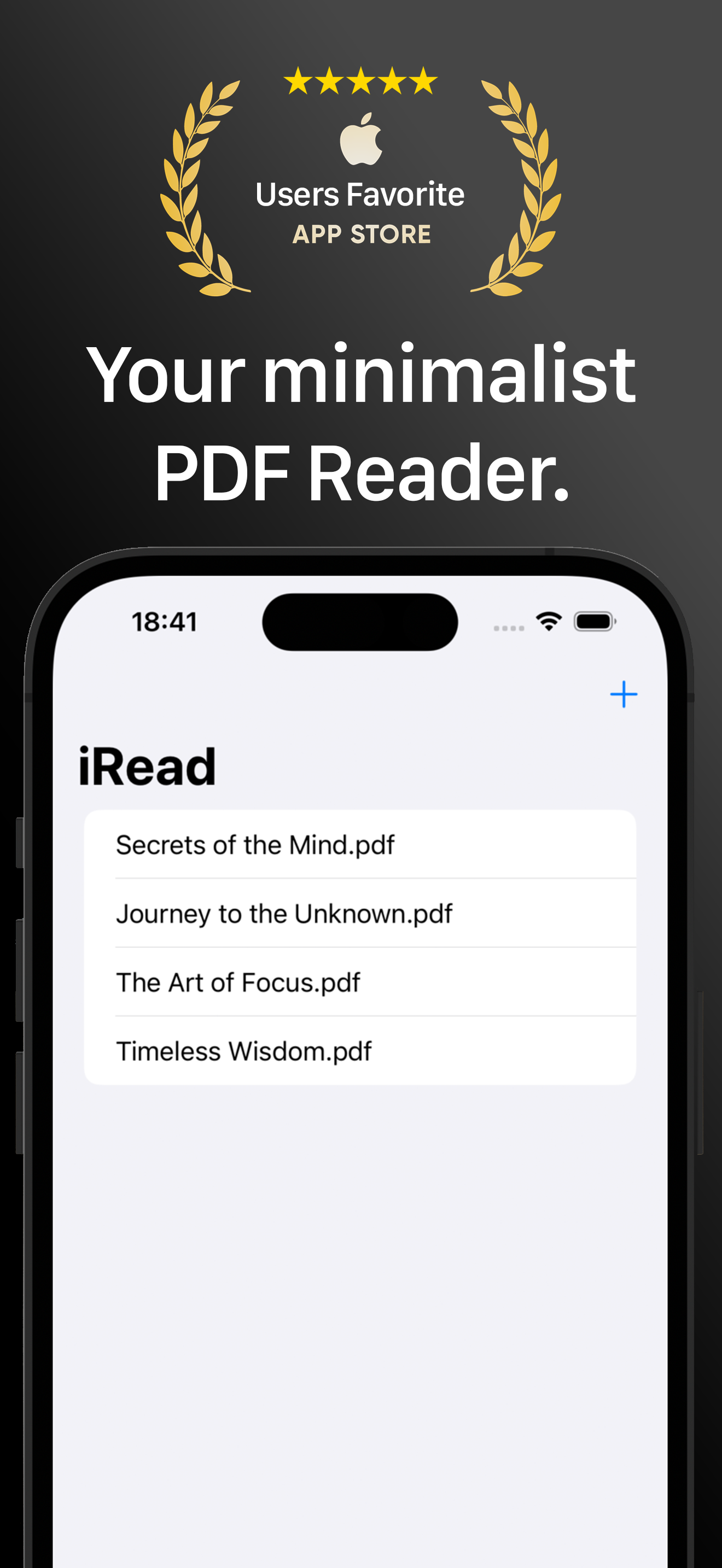 iRead: Minimalist PDF Reader